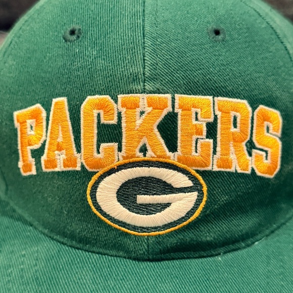 Vintage Green Bay Packers YOUTH Hat Embroidered Logo Adjustable SnapBack - Picture 2 of 10